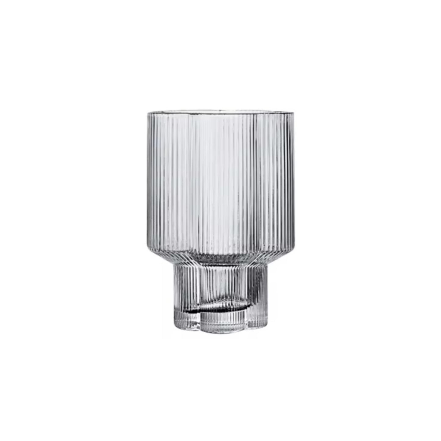 Ribbed Flower Glass 220 ml