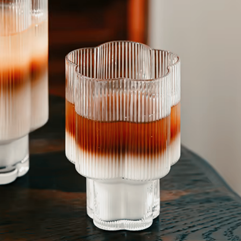Ribbed Flower Glass 220 ml