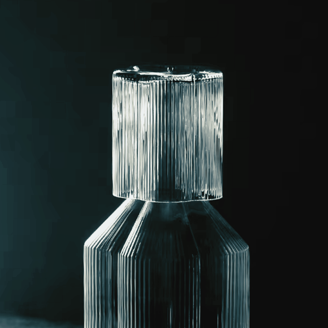 Ribbed Petal Glass 350 ml
