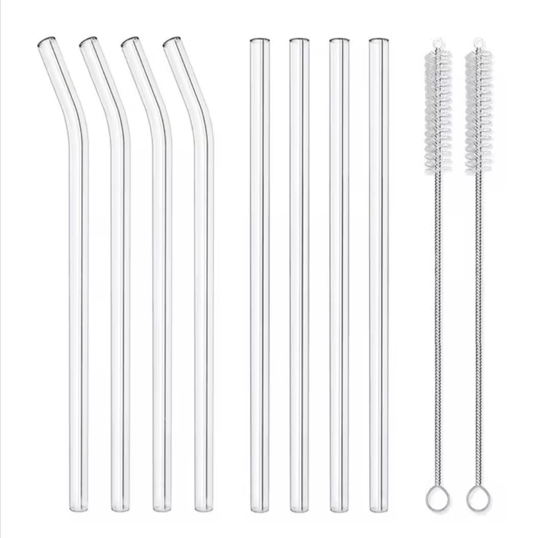 Glass Straw Set