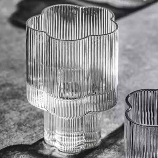 Ribbed Flower Glass 220 ml